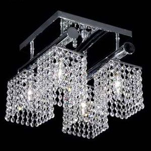 Broadway Square 4 Light Flushmount by James R. Moder - Starlight Lighting USA and Canada